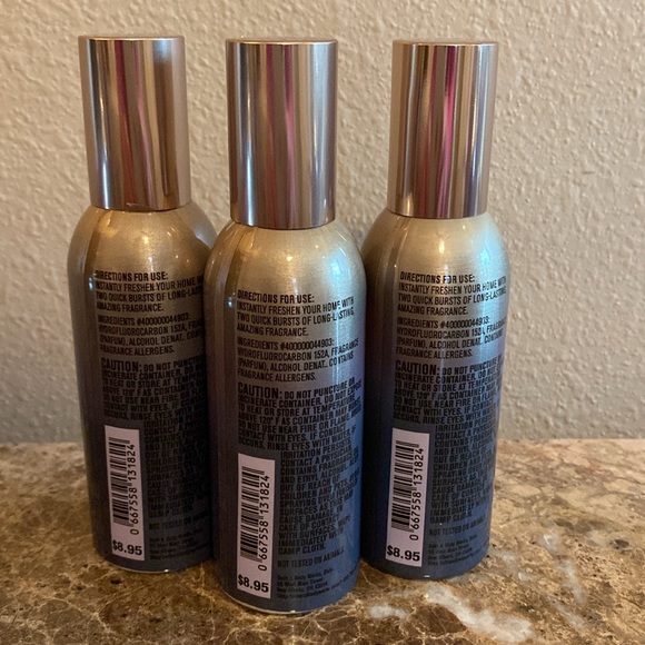 3) MAHOGANY TEAKWOOD Concentrated Room Sprays, each 1.5 oz / 42.5 g, BBW/WB, NWT - Picture 3 of 6